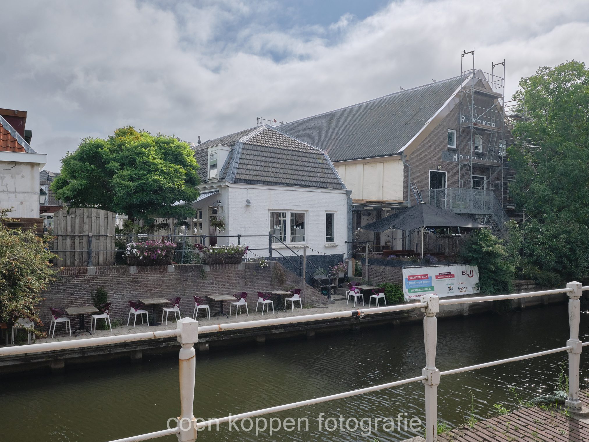 De plek van de voormalige knollenbrug op de Lauwerecht en Zeedijk in Utrecht - Coen Koppen Fotografie
