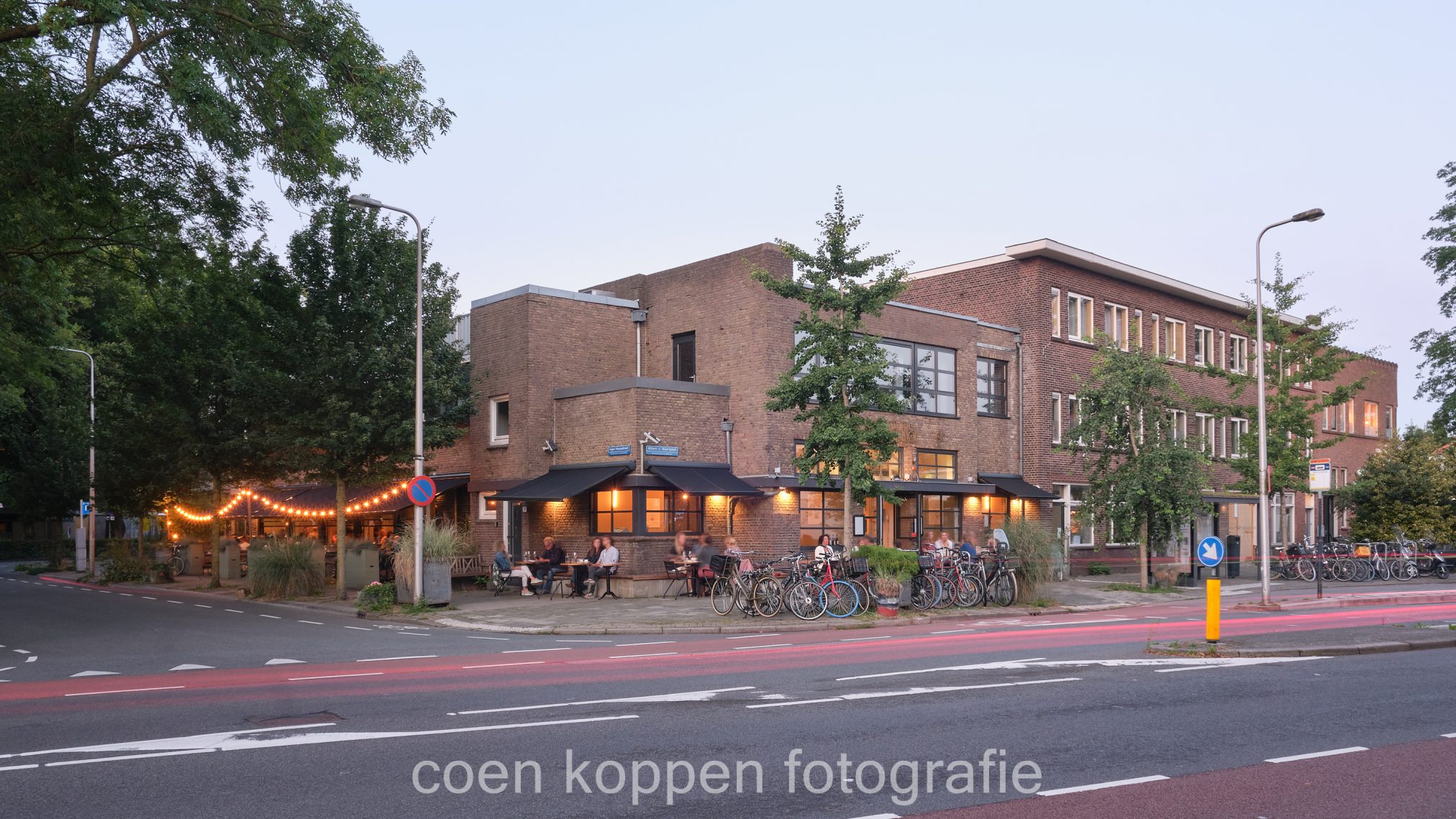 Restaurant Badhuis in de avond - Utrecht - Coen Koppen Fotografie